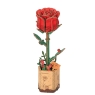 Red Rose 3D Wooden Puzzle