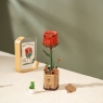 Red Rose 3D Wooden Puzzle