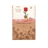 Red Rose 3D Wooden Puzzle