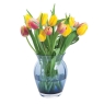 Dartington Florabundance Colours Tulip Vase Ink Blue