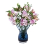 Dartington Florabundance Colours Bouquet Classic Vase Ink Blue