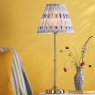 Dahl Rechargeable Table Lamp With Blue Shade