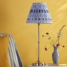 Dahl Rechargeable Table Lamp With Blue Shade