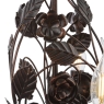 Priscilla 5 Light Pendant Matt Black/Bronze