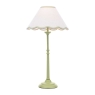 laura ashley cordwell table lamp matt green with shade