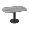 Luna Extending Table Silver Closed