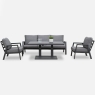 Apollo 3 Seater Sofa Set with Rising Table