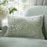 Laura Ashley Pussy Willow Embroidered 30cm x 50cm Cushion Sage