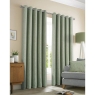 Amberley Eyelet Headed Curtains Sage