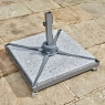 Steel Parasol Cantilever Base Frame With Wheels