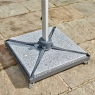 Steel Parasol Cantilever Base Frame With Wheels