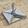 Steel Parasol Cantilever Base Frame With Wheels