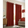 Amberley Eyelet Headed Curtains Terracotta