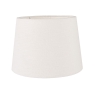 Lys Self Lined Linen Tapered Shade White