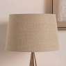 Milos Natural Linen Tapered Shade