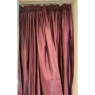 1 x Pencil Headed Curtains with Tiebacks 237cm (Bury St Edmunds)