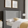 Georgia Upholstered Bed Frame Grey