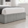 Georgia Upholstered Ottoman Bed Frame Grey