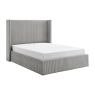 Georgia Upholstered Ottoman Bed Frame Grey