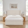 Georgia Upholstered Ottoman Bed Frame Natural