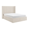 Georgia Upholstered Ottoman Bed Frame Natural