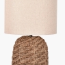 Andros  Woven Seagrass Floor Lamp with Shade