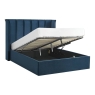 Phoenix Ottoman Bed Frame Navy Blue