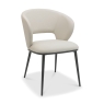 Vigo Luca Dining Chair Ivory Faux Leather