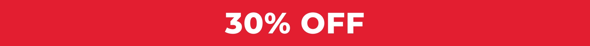 30% OFF