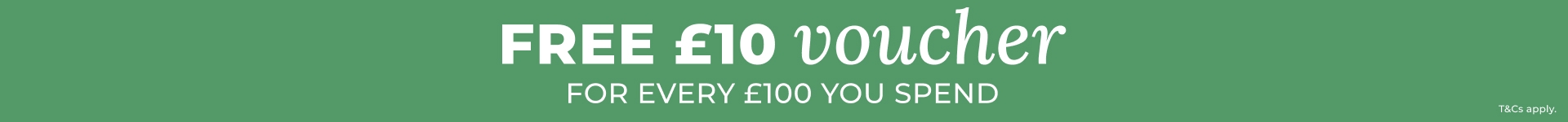 Free £10 Voucher Offer